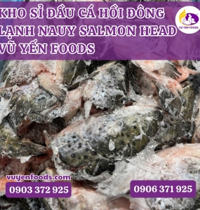 KHO SỈ ĐẦU CÁ HỒI ĐÔNG LẠNH NAUY SALMON HEAD