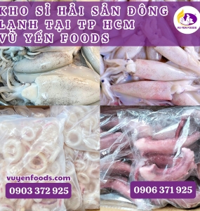 KHO SỈ HẢI SẢN ĐÔNG LẠNH TẠI TP HCM