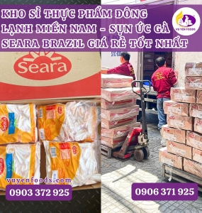 KHO SỈ THỰC PHẨM ĐÔNG LẠNH MIỀN NAM - SỤN ỨC GÀ SEARA BRAZIL GIÁ RẺ TỐT NHẤT