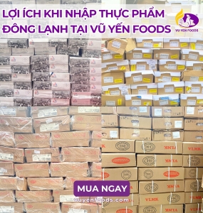 LỢI ÍCH KHI NHẬP THỰC PHẨM ĐÔNG LẠNH TẠI VŨ YẾN FOODS
