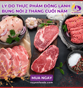 LÝ DO THỰC PHẨM ĐÔNG LẠNH BÙNG NỔ 2 THÁNG CUỐI NĂM