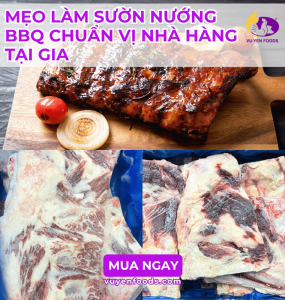 MẸO LÀM SƯỜN NƯỚNG BBQ CHUẨN VỊ NHÀ HÀNG TẠI GIA