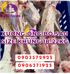 Vũ Yến Food nơi bán xương ống bò sau size khủng