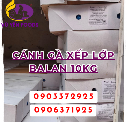 Cánh gà xếp lớp Balan 10kg