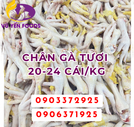 Chân Gà tươi 20-24 Cái/kg