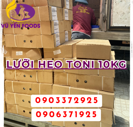Lưỡi heo Toni 10kg