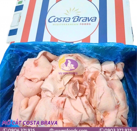 MỠ HEO CẮT COSTA BRAVA