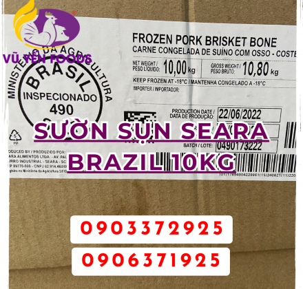 Sườn sụn Seara Brazil 10kg