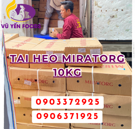 Tai heo Miratorg 10kg