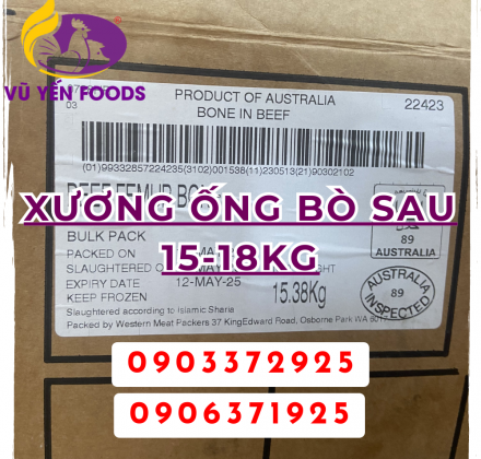 Xương ống bò sau 15-18kg