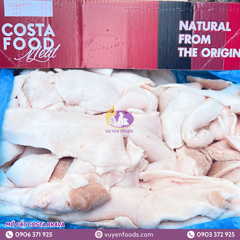 MỠ HEO CẮT COSTA BRAVA