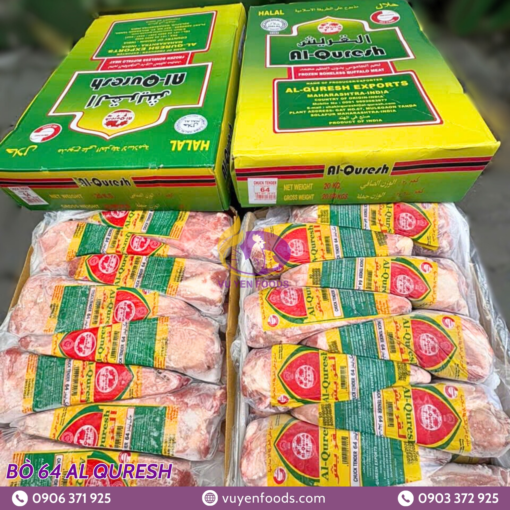 64 AL QURESH BẮP CÁ LÓC BÒ