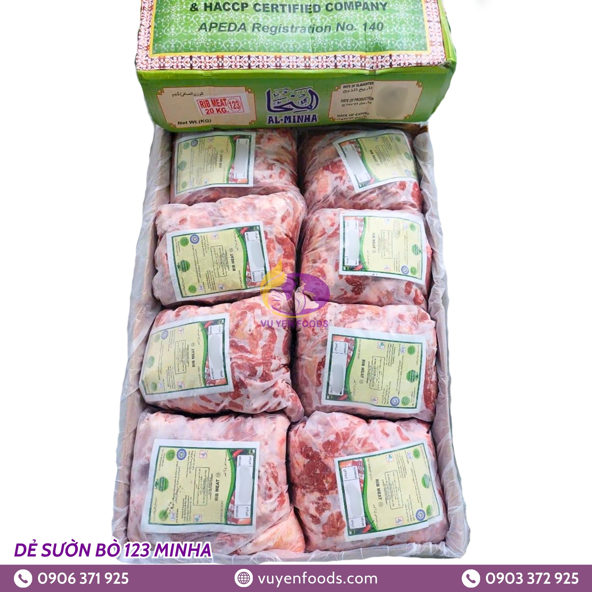 DẺ SƯỜN BÒ 123 MINHA