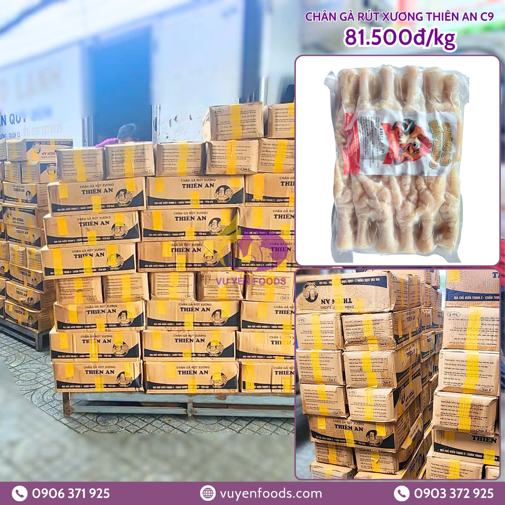 CHÂN GÀ RÚT XƯƠNG THIÊN AN C9