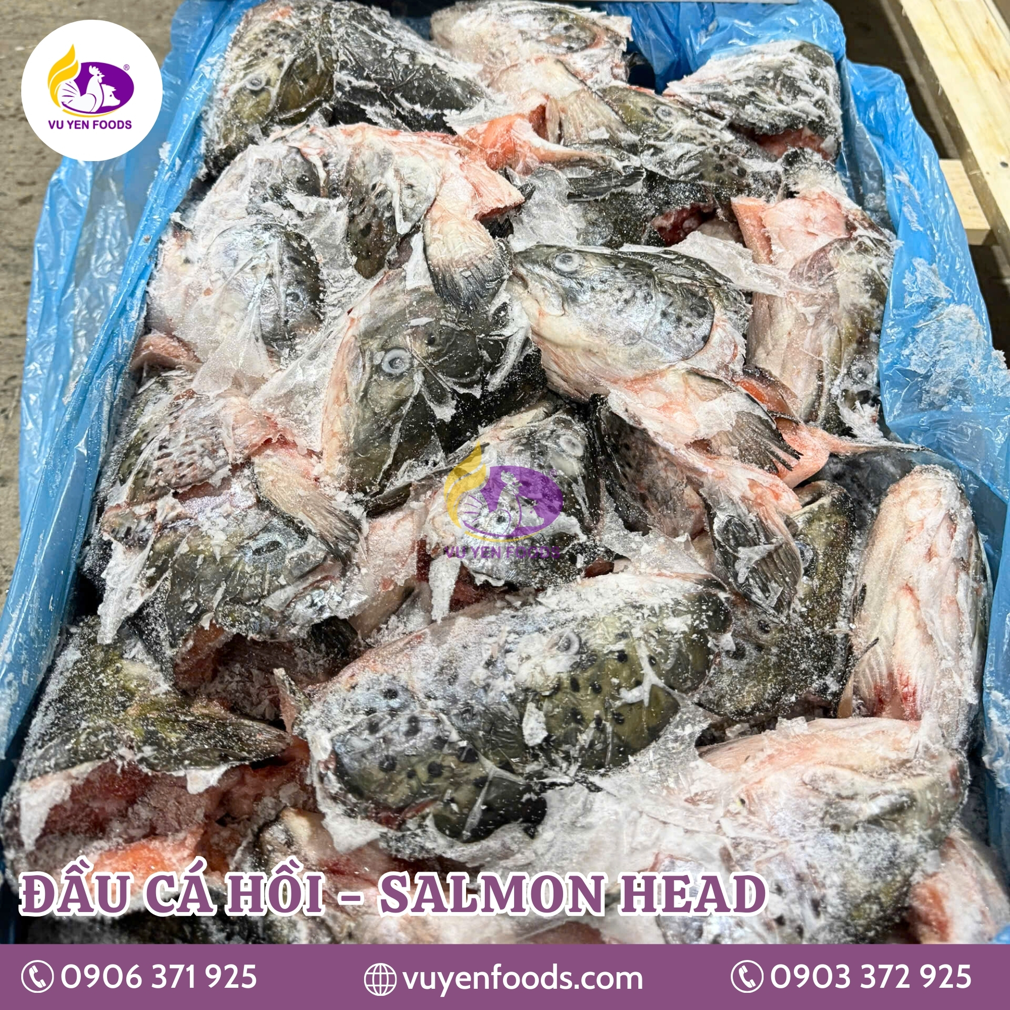 ĐẦU CÁ HỒI NAUY SALMON HEAD 400GR 600GR