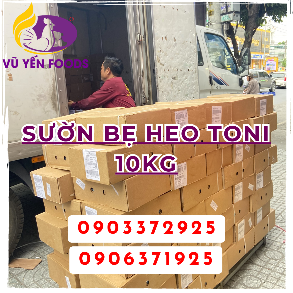 Sườn bẹ Heo Toni 10kg
