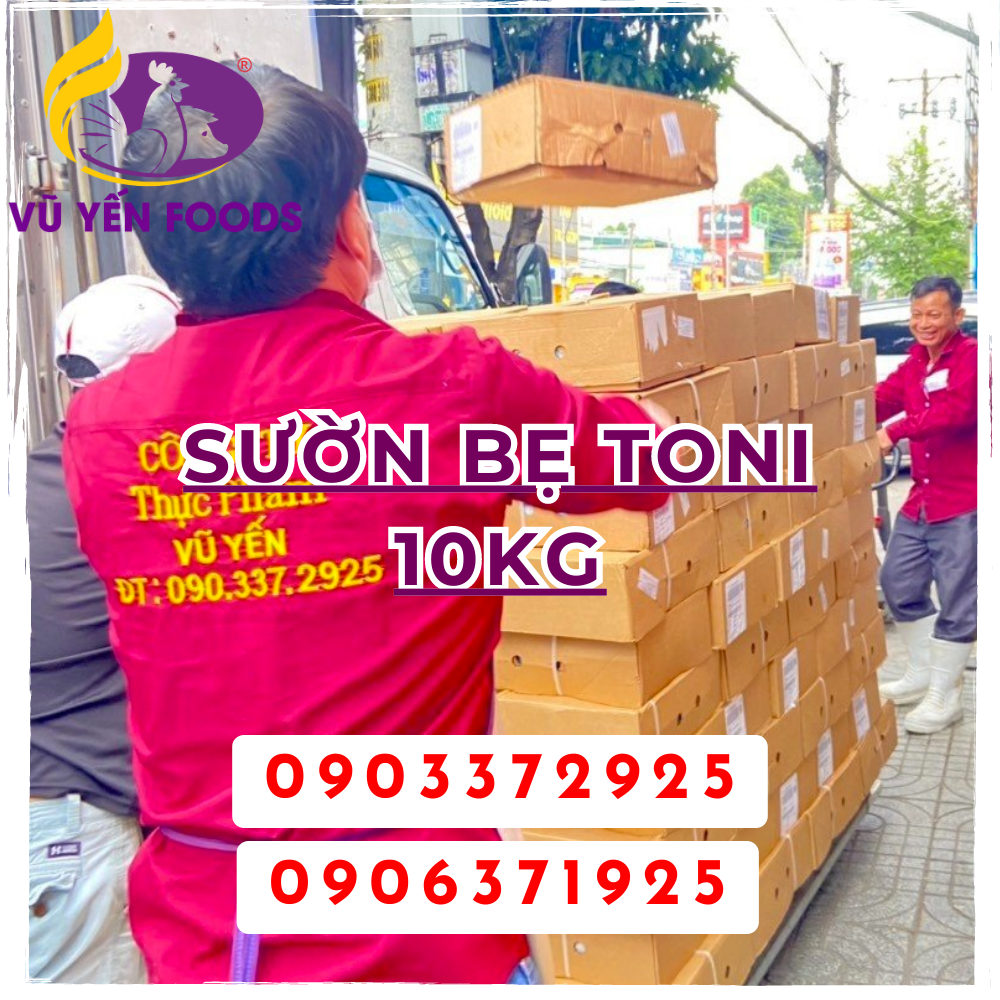 Sườn bẹ Toni 10kg