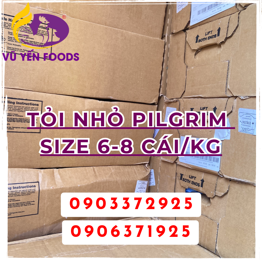 Tỏi nhỏ Pilgrim Size 6-8 Cái/kg