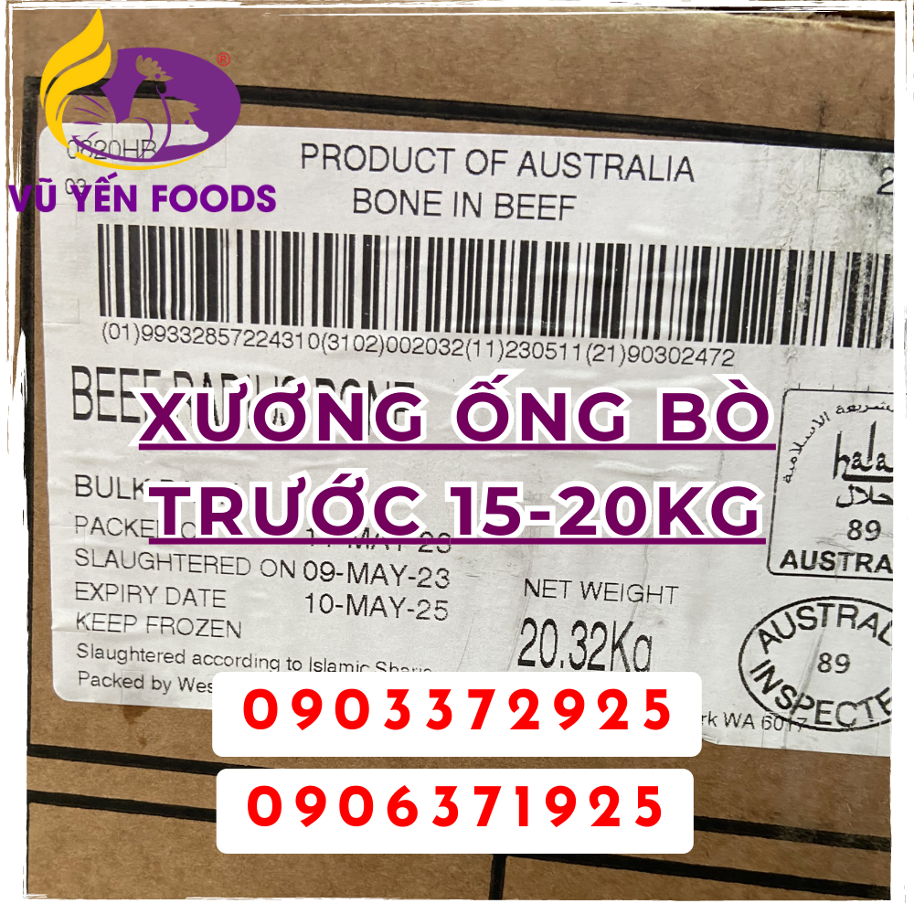 Xương ống bò trước 15-20kg