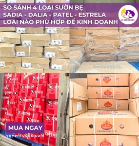 SO SÁNH 4 LOẠI SƯỜN BẸ SADIA - DALIA - PATEL - ESTRELA LOẠI NÀO PHÙ HỢP ĐỂ KINH DOANH